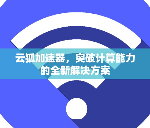 云狐加速器,突破计算能力的全新解决方案 云狐加速器,突破计算能力的全新解决方案