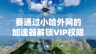 要通过小哈外网的加速器解锁VIP权限,您可以按照以下步骤操作 要通过小哈外网的加速器解锁VIP权限,您可以按照以下步骤操作