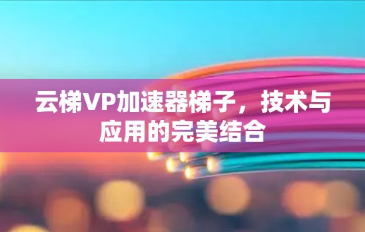云梯VP加速器梯子,技术与应用的完美结合 云梯VP加速器梯子,技术与应用的完美结合