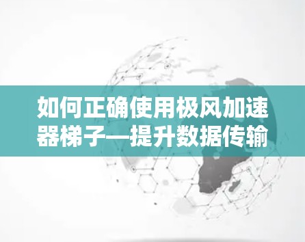 如何正确使用极风加速器梯子—提升数据传输的高效方法 如何正确使用极风加速器梯子—提升数据传输的高效方法