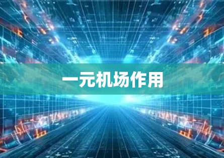 一元机场作用 一元机场作用