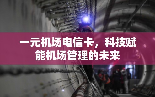 一元机场电信卡,科技赋能机场管理的未来 一元机场电信卡,科技赋能机场管理的未来