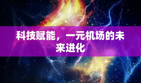 科技赋能,一元机场的未来进化 科技赋能,一元机场的未来进化