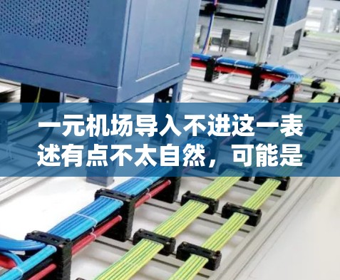 一元机场导入不进这一表述有点不太自然,可能是指机场的入口不太方便或 convenient。如果您在机场遇到导入不进的问题,建议您尝试以下方法 一元机场导入不进这一表述有点不太自然,可能是指机场的入口不太方便或 convenient。如果您在机场遇到导入不进的问题,建议您尝试以下方法