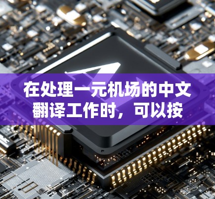 在处理一元机场的中文翻译工作时,可以按照以下步骤进行 在处理一元机场的中文翻译工作时,可以按照以下步骤进行