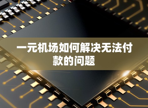 一元机场如何解决无法付款的问题 一元机场如何解决无法付款的问题