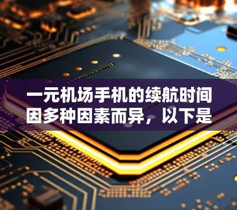 一元机场手机的续航时间因多种因素而异,以下是一些关键点 一元机场手机的续航时间因多种因素而异,以下是一些关键点