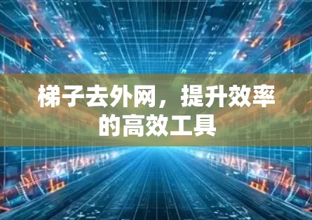 梯子去外网,提升效率的高效工具 梯子去外网,提升效率的高效工具