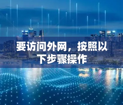 要访问外网,按照以下步骤操作 要访问外网,按照以下步骤操作