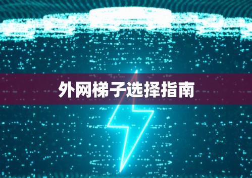 外网梯子选择指南 外网梯子选择指南