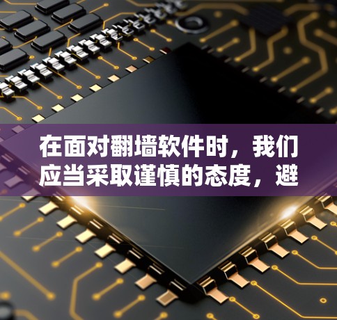 在面对翻墙软件时,我们应当采取谨慎的态度,避免使用可能侵犯版权或安全的工具。以下是一些关键点和建议 在面对翻墙软件时,我们应当采取谨慎的态度,避免使用可能侵犯版权或安全的工具。以下是一些关键点和建议