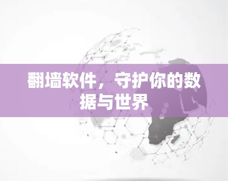 翻墙软件,守护你的数据与世界 翻墙软件,守护你的数据与世界