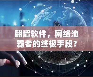 翻墙软件,网络池霸者的终极手段? 翻墙软件,网络池霸者的终极手段?