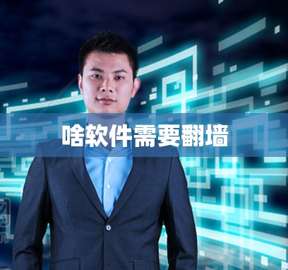 啥软件需要翻墙 啥软件需要翻墙