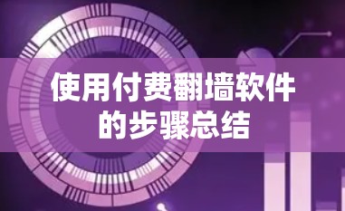 使用付费翻墙软件的步骤总结